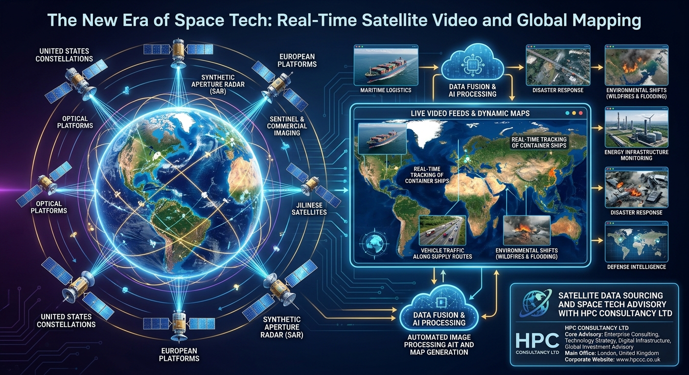 Real-Time Satellite Video and Global Mapping Caribbean